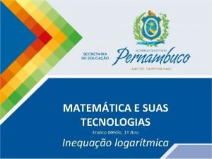 MATEMTICA E SUAS TECNOLOGIAS Ensino Mdio 1 Ano