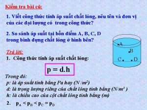 Kim tra bi c 1 Vit cng thc