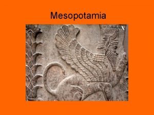 Introduction to mesopotamian civilization