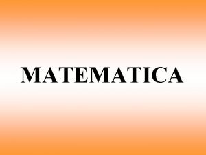 MATEMATICA LA SEZIONE AUREA I N D I