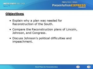 Chapter Section 25 Section 1 1 Objectives Explain