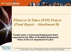 Whatever It Takes WIT Project Final Report Attachment