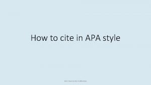 Apa in text website citation