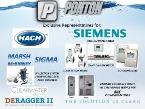 Exclusive Representatives for INSTRUMENTATION CLAMPON FLOW METERS COLLECTION