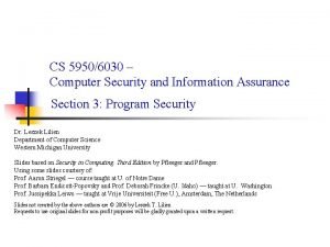 Incomplete mediation in information security