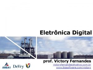 Eletrnica Digital prof Victory Fernandes victoryfernandesyahoo com br