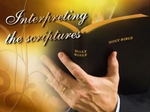 What are 5 principles for interpreting a parable