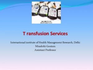 International institute of health management research