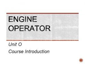 Unit O Course Introduction 1 Name Home unit