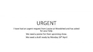 URGENT I have had an urgent request from