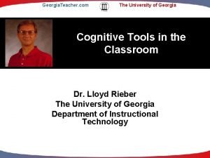 Georgia Teacher com The University of Georgia Cognitive
