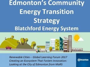 Edmonton energy transition strategy