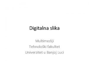 Sta je digitalna slika