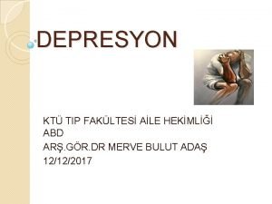 DEPRESYON KT TIP FAKLTES ALE HEKML ABD AR