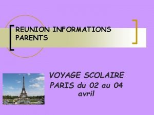 Séjour scolaire paris Séjour scolaire paris