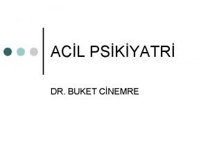 Dr buket cinemre