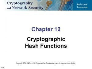 Hash functions