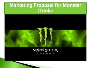 Monster energy drink target audience