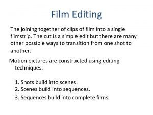 Parallel editing in film