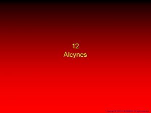 Hydratation des alcynes