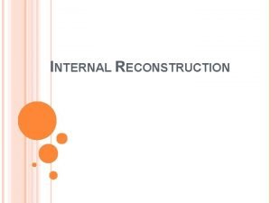 Reduction of share capital in internal reconstruction