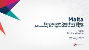 Servizz.gov.mt hubs