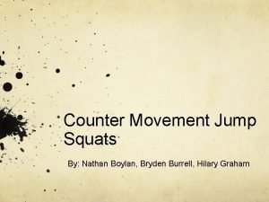 Counter Movement Jump Squats By Nathan Boylan Bryden
