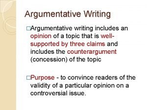 Argumentative writing graphic organizer examples