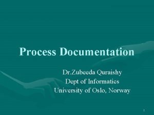 Importance of documentation