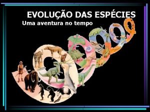 EVOLUO DAS ESPCIES Uma aventura no tempo HIPOTESES