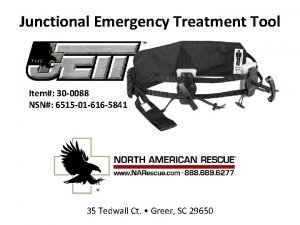 Junctional emergency treatment tool