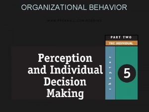 Perceptual biases in organizational behavior