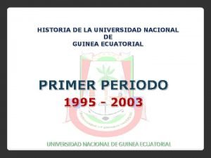 Universidad nacional de guinea ecuatorial