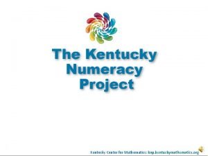 Kentucky center for mathematics
