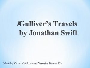 Plot of gulliver's travels