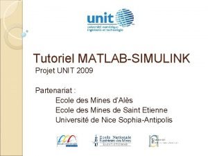 Tutoriel simulink