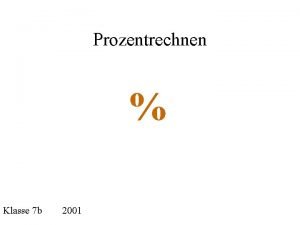 Zweisatz rechnen