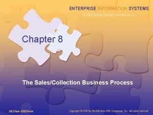 ENTERPRISE INFORMATION SYSTEMS A PATTERN BASED APPROACH Chapter