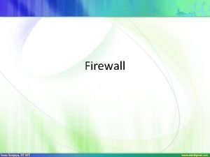 Jenis2 firewall