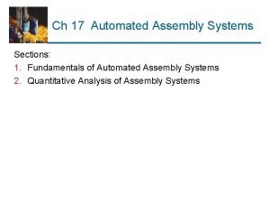 Part delivery system in automated assembly