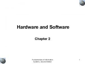 Chapter 2 hardware and software