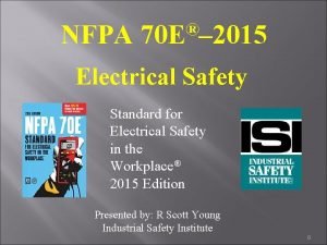 NFPA 70 E 2015 Electrical Safety Standard for