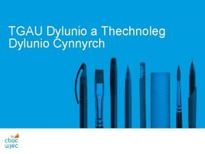 WJEC DESIGN AND TECHNOLOGY Product Design DYLUNIO A