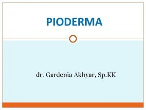 Klasifikasi pioderma