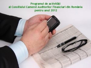 Programul de activiti al Consiliului Camerei Auditorilor Financiari