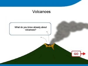 What do you already know about volcanoes?