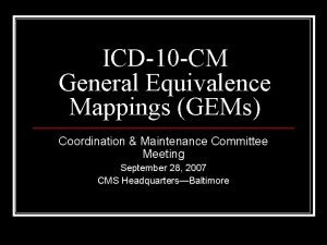 General equivalence mapping