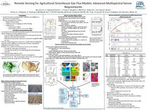 Remote Sensing for Agricultural Greenhouse Gas Flux Models