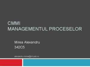 Managementul proceselor