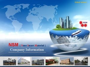 Global version NSM Nano Smart Material Company Information